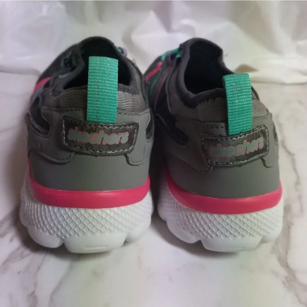 Skechers Flex Memory Foam Gratis Empower Gray/Multicolor Sneakers Size 4
